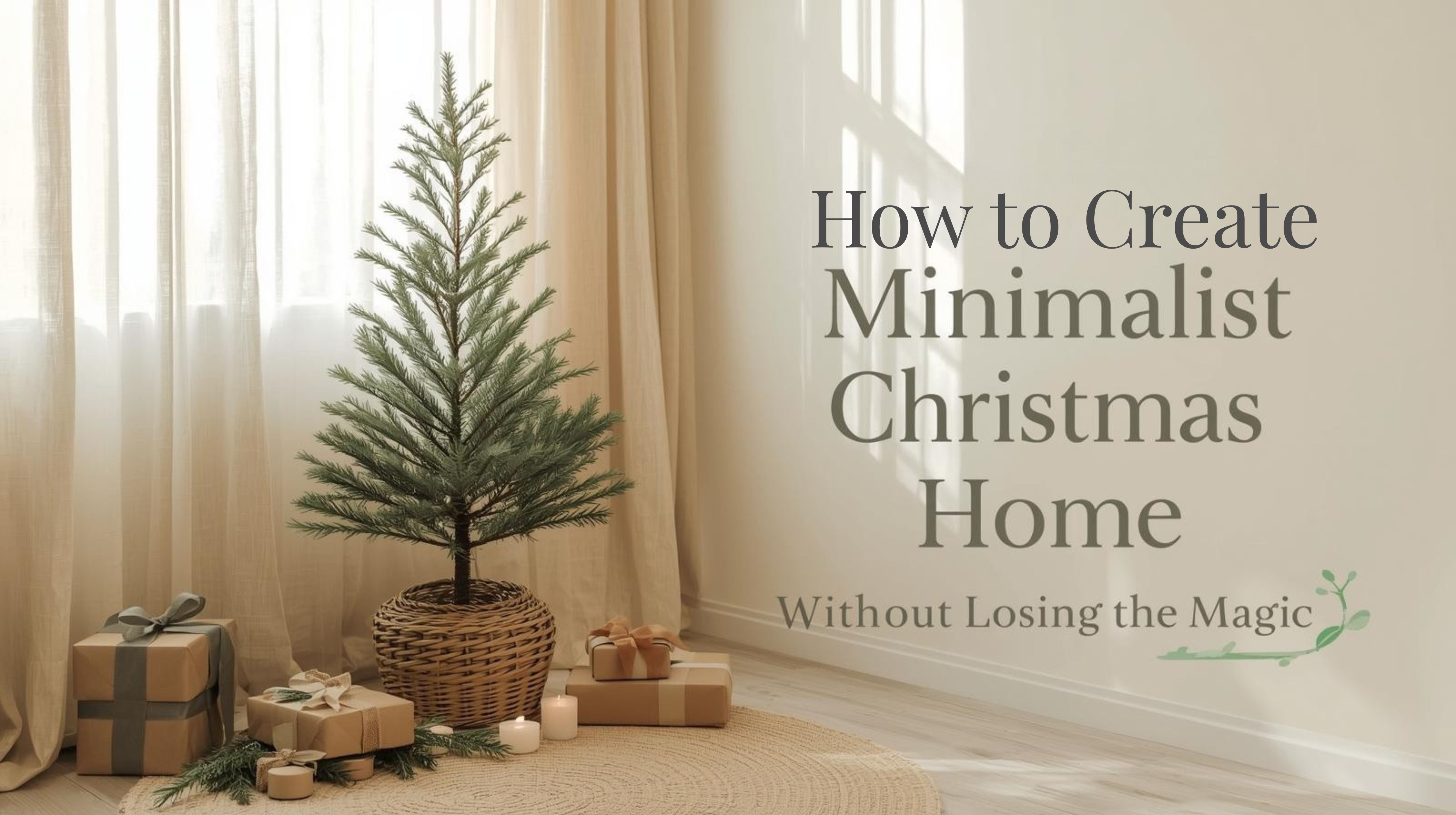 How to Create a Minimalist Christmas Home (Without Losing the Magic)