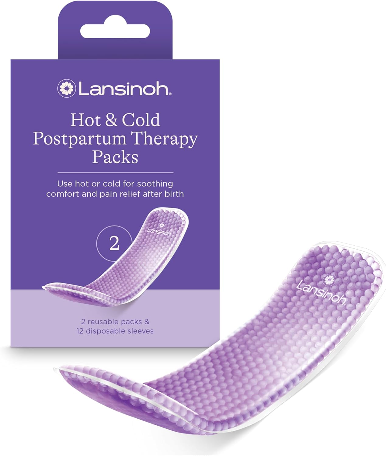 Lansinoh Hot and Cold Postpartum Reusable Pads