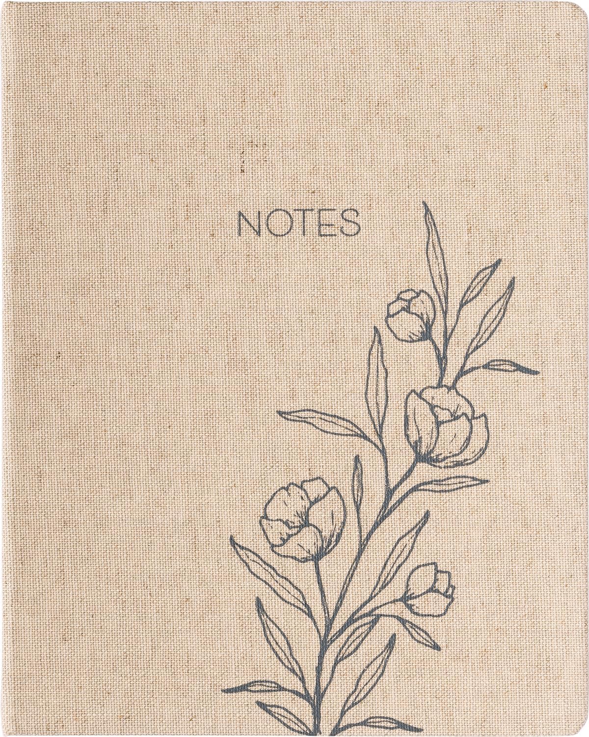 Linen-Covered Minimalist Journal