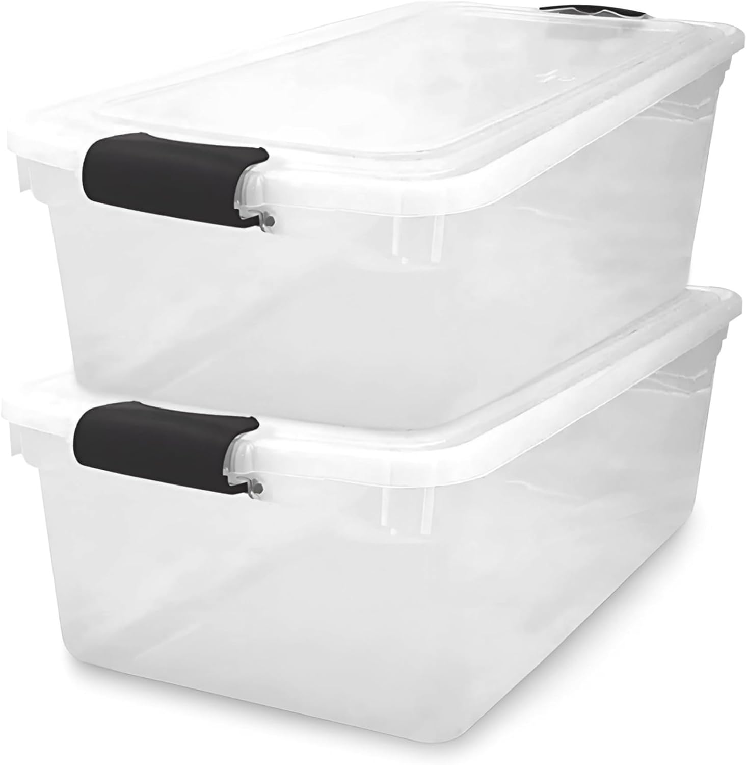 Stackable Clear Storage Bins