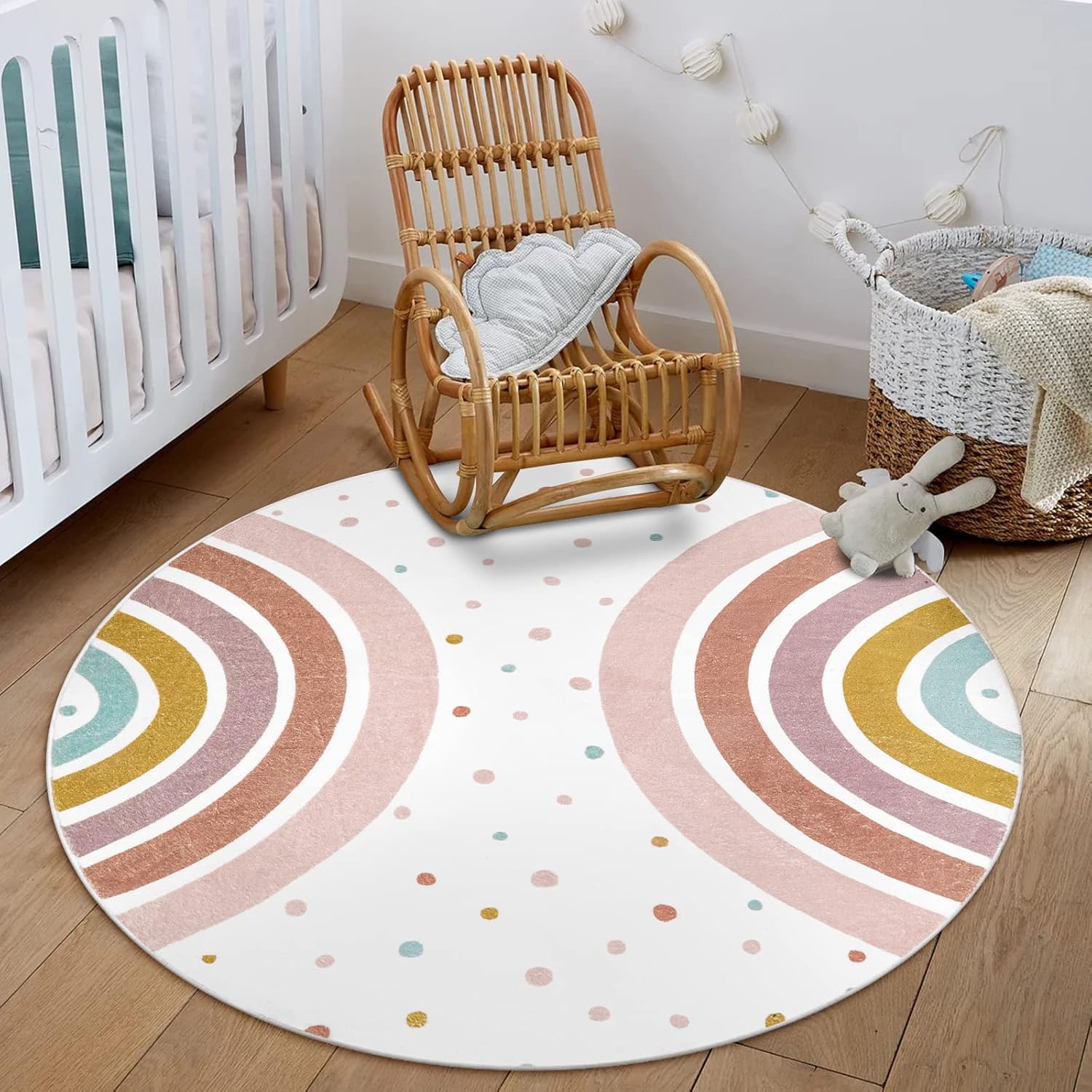 Washable Neutral Play Rug